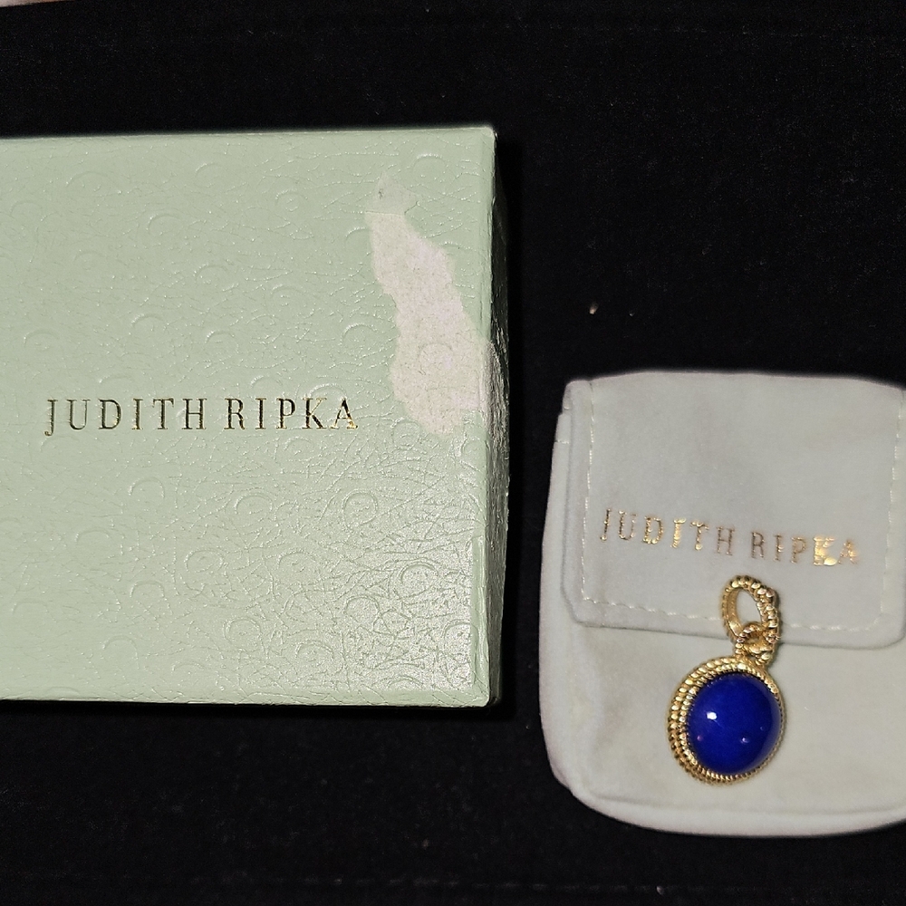 Judith Ripka Lapis Lazuli Gold 925 Pendant